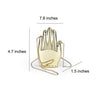 Luxy Moon Ladies Palm Shape Acrylic Clutch Bag