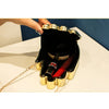 Luxy Moon Ladies Palm Shape Acrylic Clutch Bag