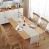 Luxy Moon Modern Summer Table Handmade Tassled Burlap Runner