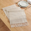 Luxy Moon Modern Summer Table Handmade Tassled Burlap Runner