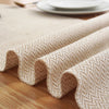 Luxy Moon Modern Summer Table Handmade Tassled Burlap Runner