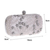 Luxy Moon Pearl Clutch Purse Luxury Handbag Embroidery Evening Bag