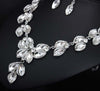 Luxy Moon Pendant Crystal Wedding Jewelry Sets