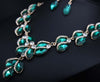 Luxy Moon Pendant Crystal Wedding Jewelry Sets
