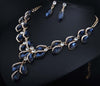 Luxy Moon Pendant Crystal Wedding Jewelry Sets