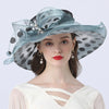 Luxy Moon Polka Dot Sunflower Derby Hat for Women