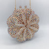 Luxy Moon Pumpkin Rhinestone Clutch Cute Prom Purse