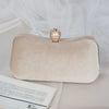 Luxy Moon Pure Color Velvet Party Clutch Purse