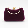 Luxy Moon Pure Velvet Elegant Hand Party Clutch Purse