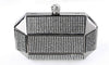 Luxy Moon Rhinestone Evening Bags Luxury Iron Box Clutch