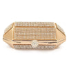 Luxy Moon Rhinestone Evening Bags Luxury Iron Box Clutch