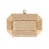 Luxy Moon Rhinestone Evening Bags Luxury Iron Box Clutch