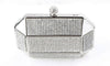 Luxy Moon Rhinestone Evening Bags Luxury Iron Box Clutch