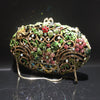 Luxy Moon Rhinestone Evening Clutch Flower Exquisite Bag