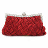 Luxy Moon Rhinestone Hand-woven Evening Dress Bag