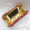 Luxy Moon Rose Red Heart Prom Clutch Purse