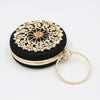 Luxy Moon Round Crystal Women's Mini Handbag Evening Clutch Bag