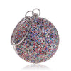 Luxy Moon Round Evening Clutches Lady Handbags