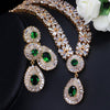 Luxy Moon Semi-Precious Stones Cubic Zirconia Wedding Jewelry Sets