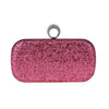 Luxy Moon Sequin Evenging Bag Finger Rings Wedding Clutch