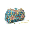 Luxy Moon Shiny Evening Clutch Exquisite Flower Banquet Bag