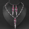 Luxy Moon Silver Chain Cubic Zirconia Wedding Jewelry Sets