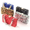 Luxy Moon Square Elegant Sequined Evening Clutch Purse