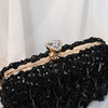Luxy Moon Square Exquisite Beaded Sequin Evening Clutch