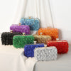 Luxy Moon Square Exquisite Beaded Sequin Evening Clutch