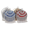 Luxy Moon Tassel Evening Bags Diamond Beaded Wedding Clutches