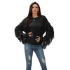 Luxy Moon Tassel Pullover Sweater For Women