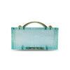 Luxy Moon Transparent Acrylic Women Lake Blue Summer Evening Wedding Party Clutch Purse Handbag