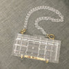 Luxy Moon Transparent Clear Acrylic Box Handbag For Women Party Shoulder Bag