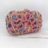 Luxy Moon Unique Evening Crystal Clutch Purse with Chain