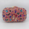 Luxy Moon Unique Evening Crystal Clutch Purse with Chain