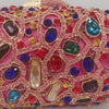 Luxy Moon Unique Evening Crystal Clutch Purse with Chain