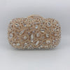 Luxy Moon Unique Evening Crystal Clutch Purse with Chain