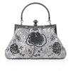 Luxy Moon Vintage Embroidered Sequined Evening Clutch