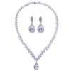 Luxy Moon Women Luxurious Cubic Zirconia Wedding Jewelry Sets