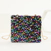 Luxy Moon Women Square Sequined Evening Clutch Bag