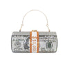Luxy Moon Women Stack of Cash Evening Bag Crystal Rhinestone Clutch