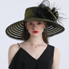 Luxy Moon Women's Dressy Church Baptism Derby Hat