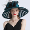 Luxy Moon Women's Dressy Church Baptism Derby Hat