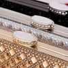 Luxy Moon gold Clutch Women Evening bags Ladies Crystal Day Clutches Wallet Wedding Purse Party Banquet bag Black/Gold/Silver