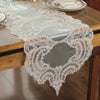Rose Luxury Lace Runner Embroidered Table Flag Wedding Decor