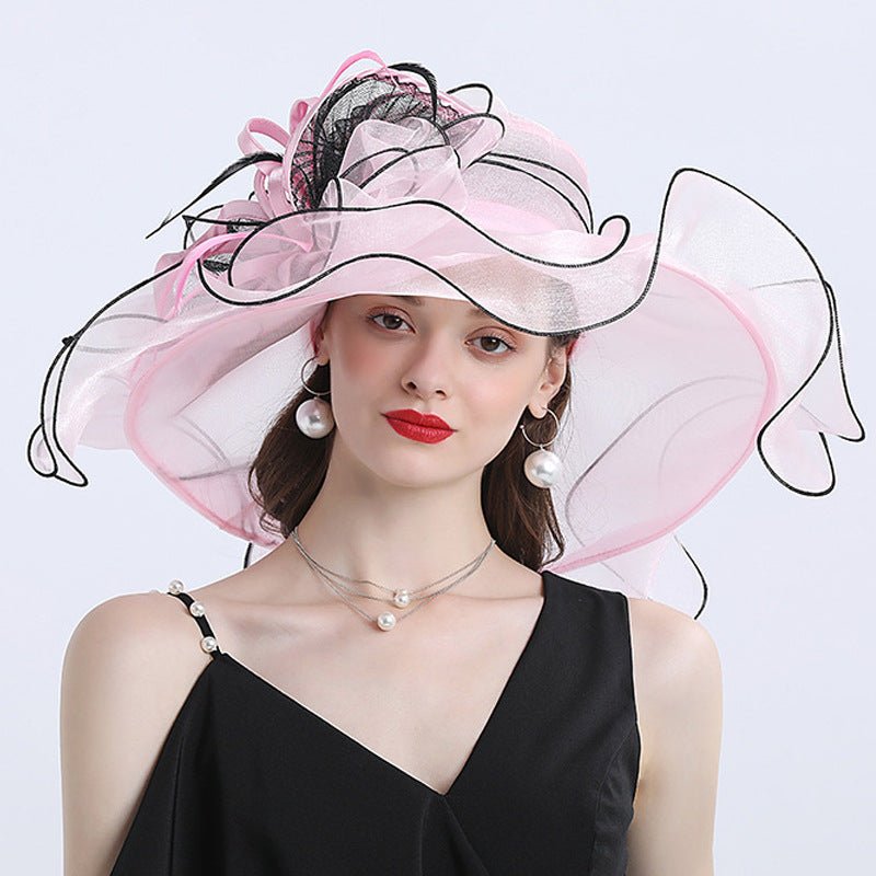 Derby Ladies Tea Party Huge Brim Fascinator Hat