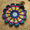 Handmade Crochet Doilies Multicolor Farmhouse Decor Summer Holiday Gorgeous Gift