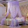 Lace Round Hoop Canopy Bed Curtains