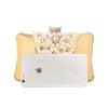 Luxy Moon Beaded Clutch Bags for Weddings Diamond