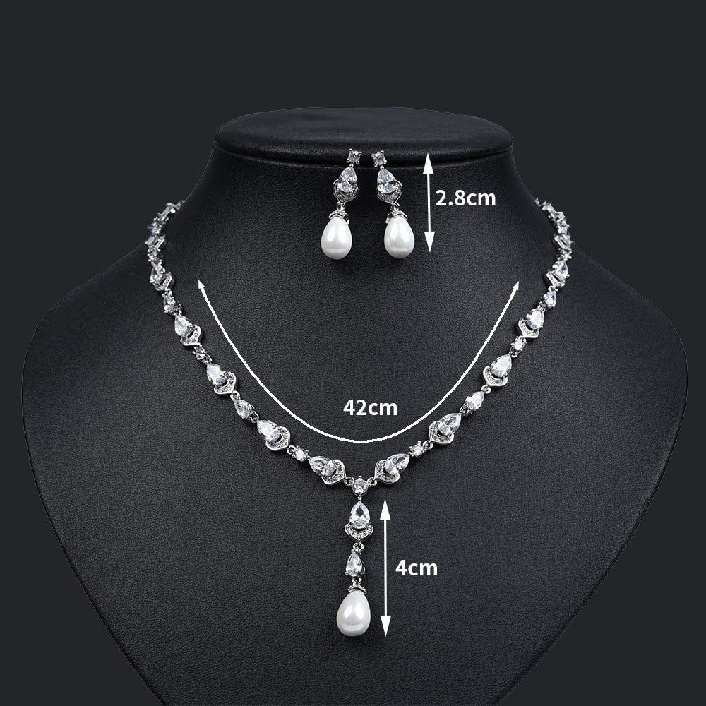 Luxy Moon Birthstone Cubic Zirconia Wedding Jewelry Sets